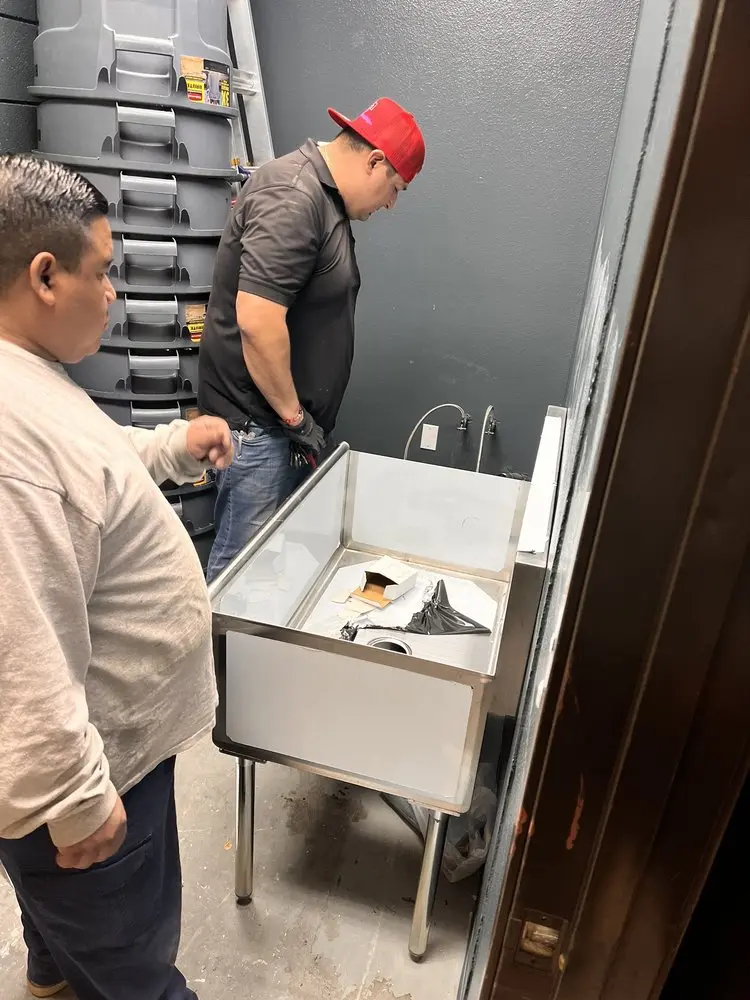 Commercial plumbing and sink installation in Sunset Park